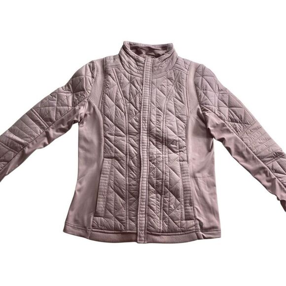 90 Degree By Reflex Jackets & Blazers - 90 Degree By Reflex Medium Quilted Zip Front Jacket PEARLED ROSE